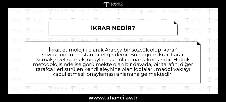 İKRAR NEDİR - haddievite.info